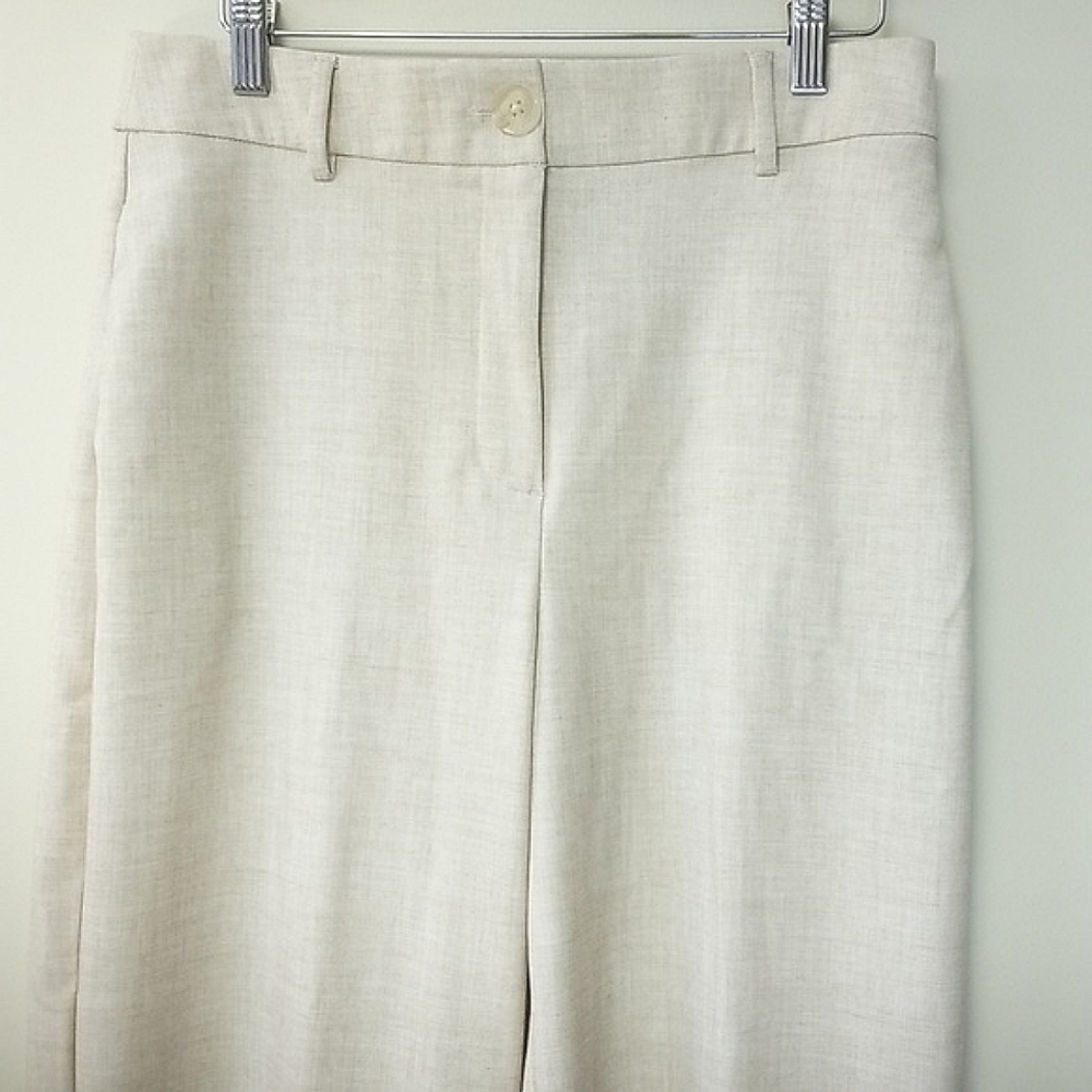Cropped Elegant High Waist Trousers - Picture 3 of 6